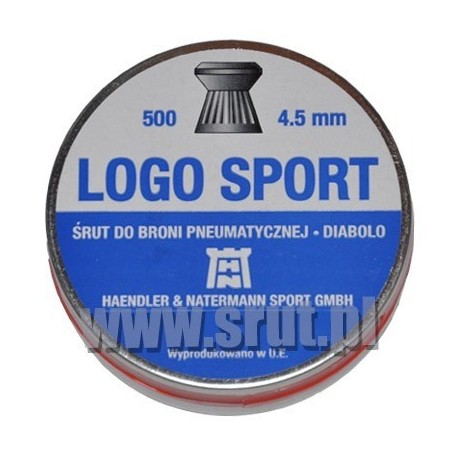 HAENDLER&NATERMANN Śruty Diabolo H&N LOGO SPORT kal. 4.5mm 