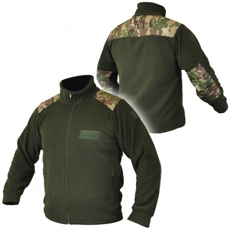 Bluza polarowa wojskowy Zielony / MultiCam