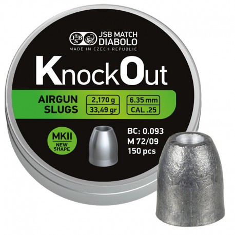 Śrut JSB KnockOut Slugs .216 Cal MKII 5,49 mm 200 szt.