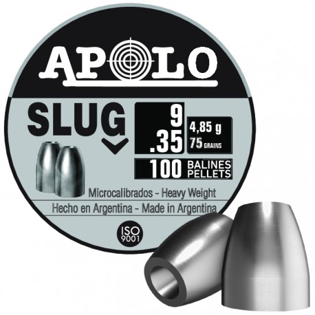 Śrut Apolo Slug 9 mm 4,85g (75gr) 100 szt.