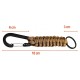 Brelok Paracord Breloczek do kluczy Karabińczyk