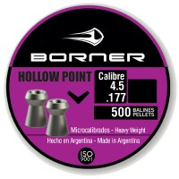 Śrut Borner Hollow Point 4,5mm 500szt.