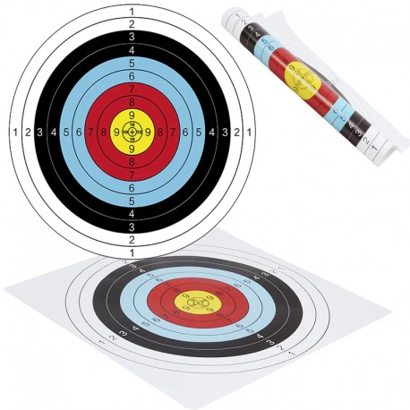 Tarcza Papierowa Treningowa Łucznicza 40x40 cm