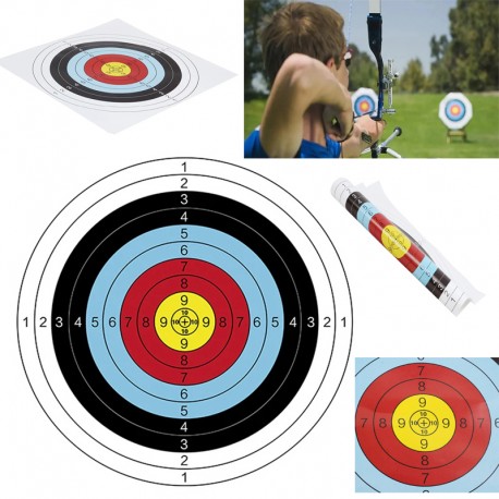 Tarcza Papierowa Treningowa Łucznicza 60x60 cm