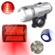 Zestaw Latarek Rowerowych LED Przód + Tył
