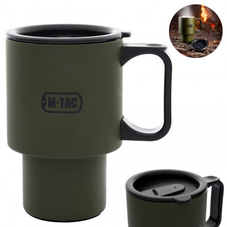 M-Tac Kubek Termiczny z Pokrywą 450ml Olive
