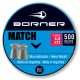 Śrut Borner Match 4,5 mm 500 szt.