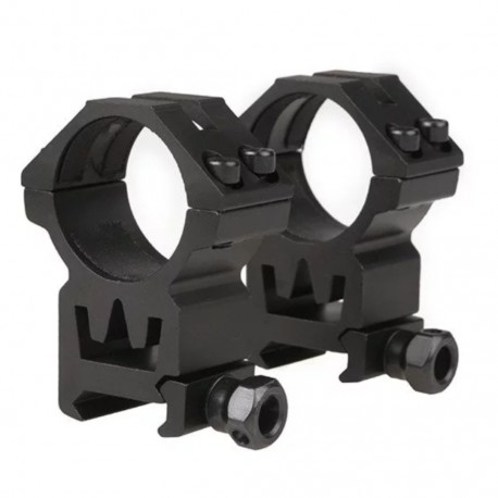 Dwuczęściowy montaż optyki 30mm na szynę RIS (wysoki)