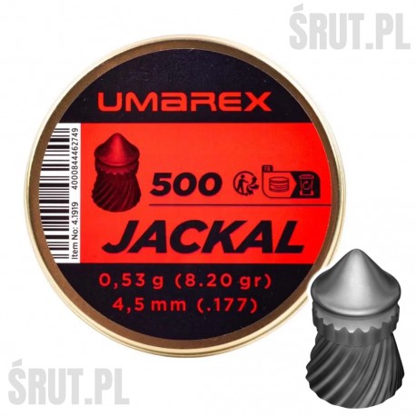 Śrut UMAREX JACKAL 4,5 mm 500 sztuk