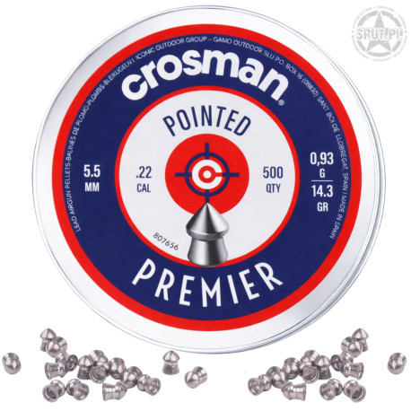 Śrut Crosman Premier POINTED - 5,5mm 0,93g 14,3gr