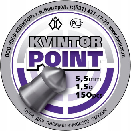Śrut Kvintor Point - 5,5 mm 150 szt. 1,5g