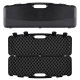 Walizka Kufer Na Broń Wiatrówkę Megaline 82x25x8 cm czarny z klamrami gąbka