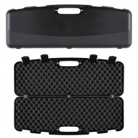 Walizka Kufer Na Broń Wiatrówkę Megaline 82x25x8 cm czarny z klamrami gąbka