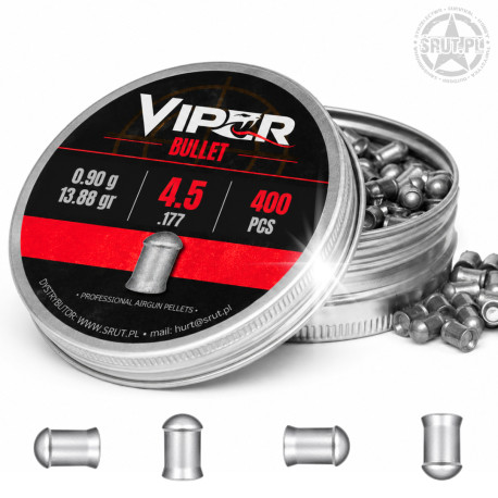 Śrut Diabolo - VIPER BULLET - 4,5mm 0,90g 13,88gr 400szt