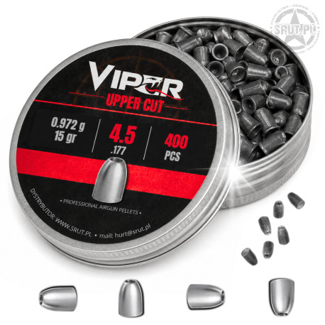 Śrut Diabolo - VIPER UPPER CUT - 4,5mm 0,972g 15gr 400szt