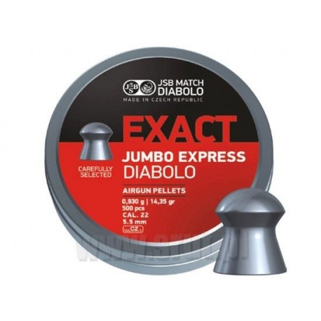 Śrut JSB Exact Jumbo Express 5,52 mm 500 sztuk
