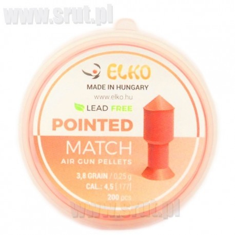Śrut teflonowy Elko POINTED MATCH kal. 4,5 mm