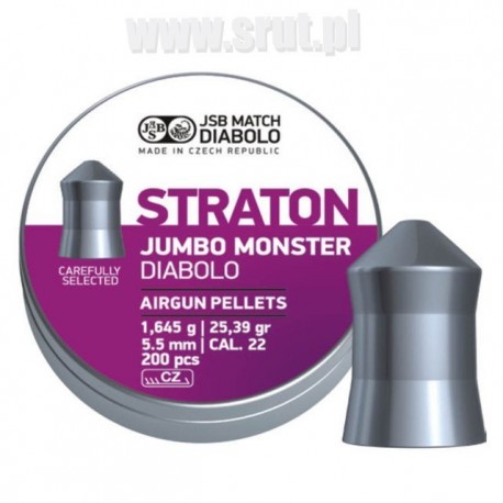 Śrut JSB Exact Jumbo Monster Straton 5,51 mm