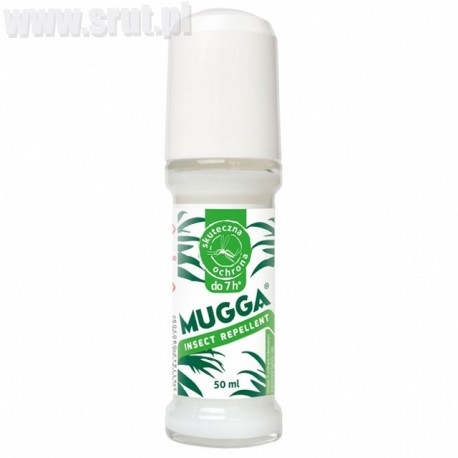 Repelent mleczko Roll-on Mugga 20% DEET na komary i kleszcze 50 ml