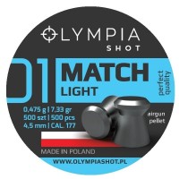 Śrut Olympia Shot Match Light 4,5 mm 500 szt.