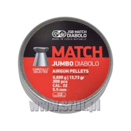 Śrut JSB Match Jumbo Diabolo 5,5 mm