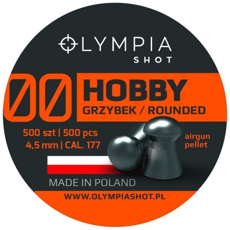 Śrut Olympia Shot Hobby grzybek 4,5 mm 500 szt.