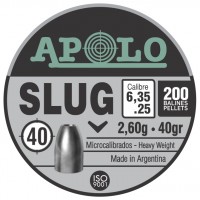 Śrut Apolo Slug 2,60g (40gr) 6,35 mm 200 szt.