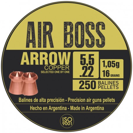 Śrut Apolo Air Boss Arrow 5,5 mm 250 szt.