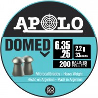 Śrut Apolo Domed 6,35 mm 200 szt. 2,2 g