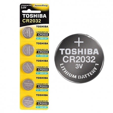 Bateria Litowa Toshiba CR2032 3V (5 sztuk)