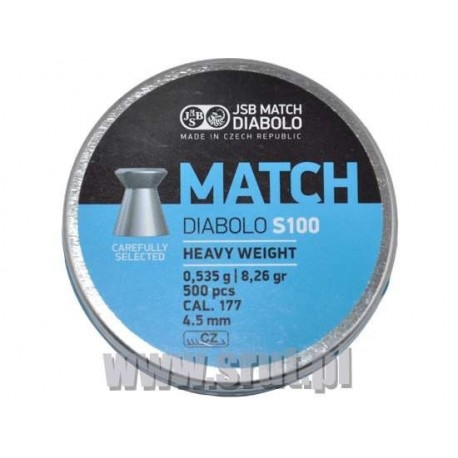 Śrut JSB Match Diabolo Heavy Weight 4,52 mm