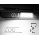 Latarka akumulatorowa LED XPE + COB USB ZOOM